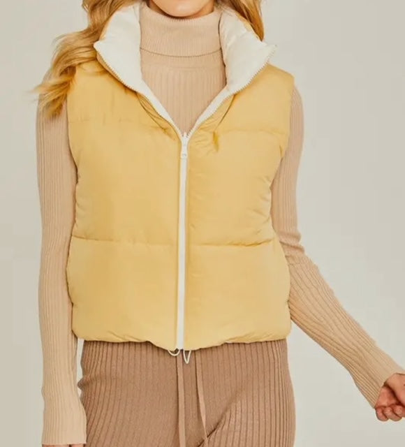 Bovi Women's Reversible Puffer Vest